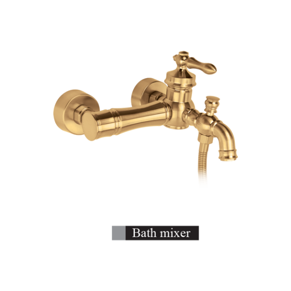 Alvand bathroom faucet, Venus model, matte gold