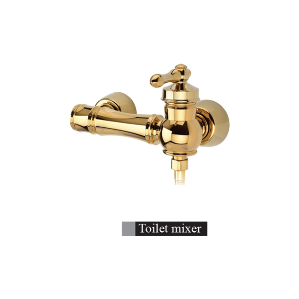 alvand toilet faucet, golden Venus model